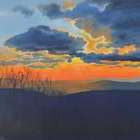 Sunset over Shenandoah