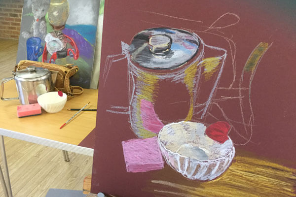 Oil pastel workshop